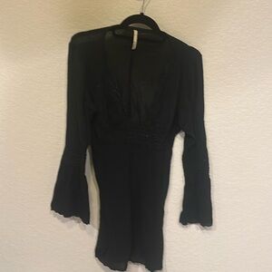 Gauze beach tunic dress